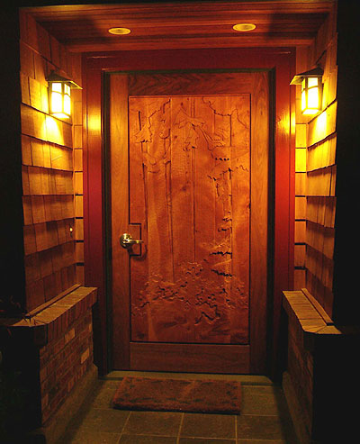   JOHN THOE FURNITURE  - Custom Carved Door