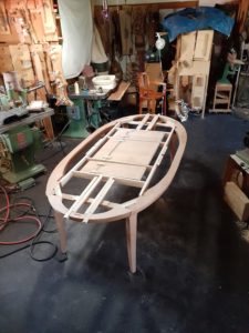 Inside the base for the 3 leaves